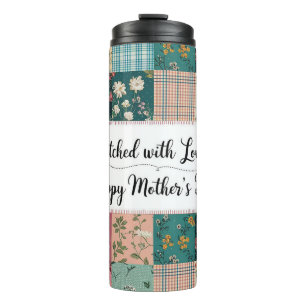 Termo Feliz Día de la Madre - Patrón de pila de corte re