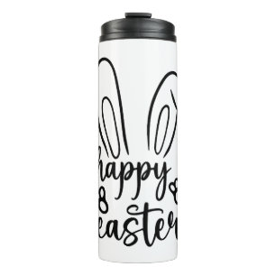 Termo Feliz Día de Pascua Graciosa Camiseta divertida de