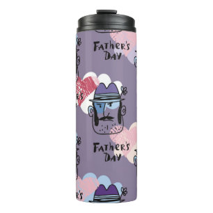 Termo Feliz Día del Padre. Coche único de bienvenida