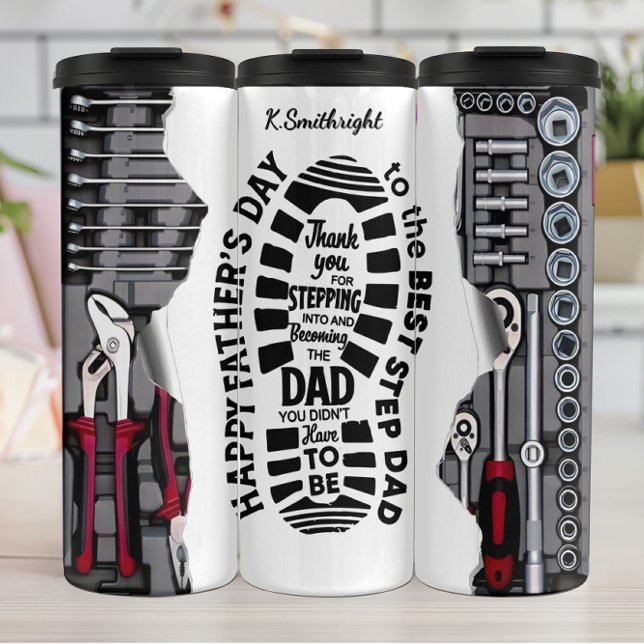 Termo Feliz Día del Padre, fue un paso para papá (Subido por el creador)