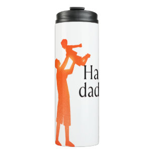 Termo Feliz Día del Padre Mug - Regalo de silueta para p