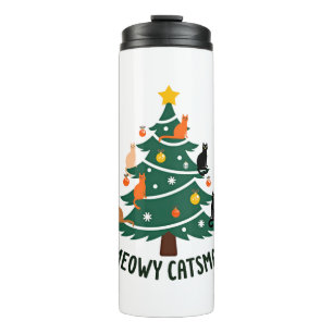 Termo Feliz Gatomás Gato Árbol de Navidad Navidades Lind