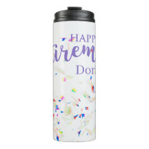 Feliz Jubilación Confetti Thermal Tumbler