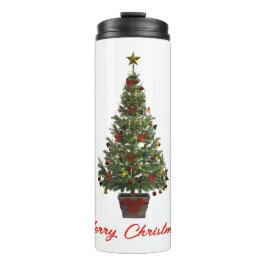 Termo Feliz Navidad. Árbol de Navidad