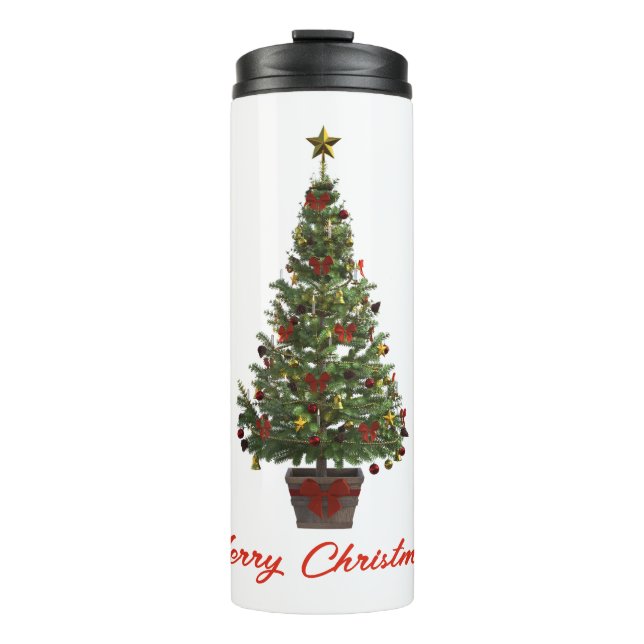 Termo Feliz Navidad. Árbol de Navidad (Anverso)