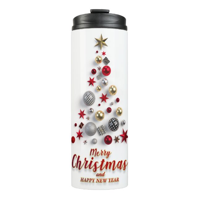 Termo Feliz Navidad e invierno (Anverso)