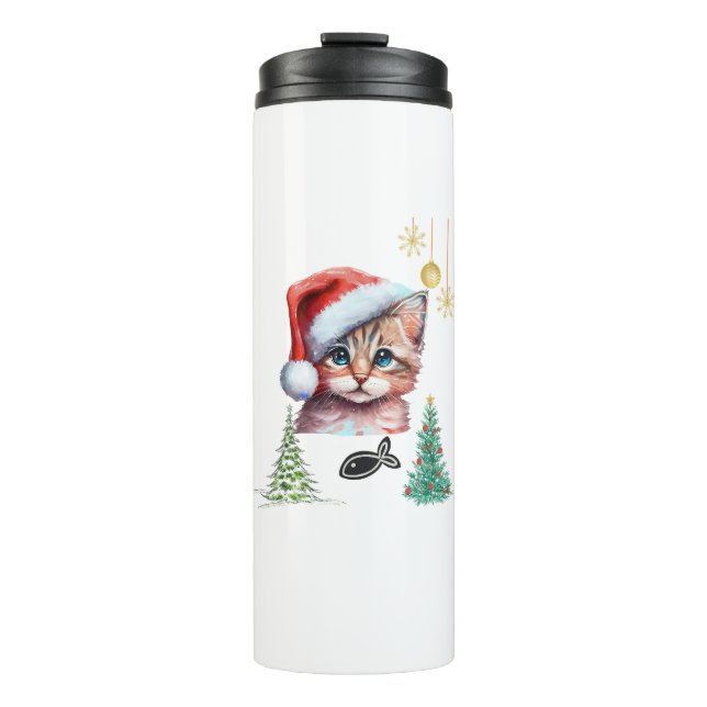 Termo ¡Feliz Navidad gatuno! (Anverso)