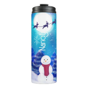 Termo Feliz Navidad personalizado Snowman