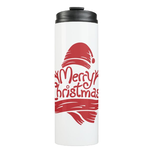 Termo Feliz Navidad rojo (Anverso)