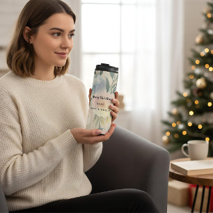 Termo Feliz Navidad  Taza Térmica Moderna