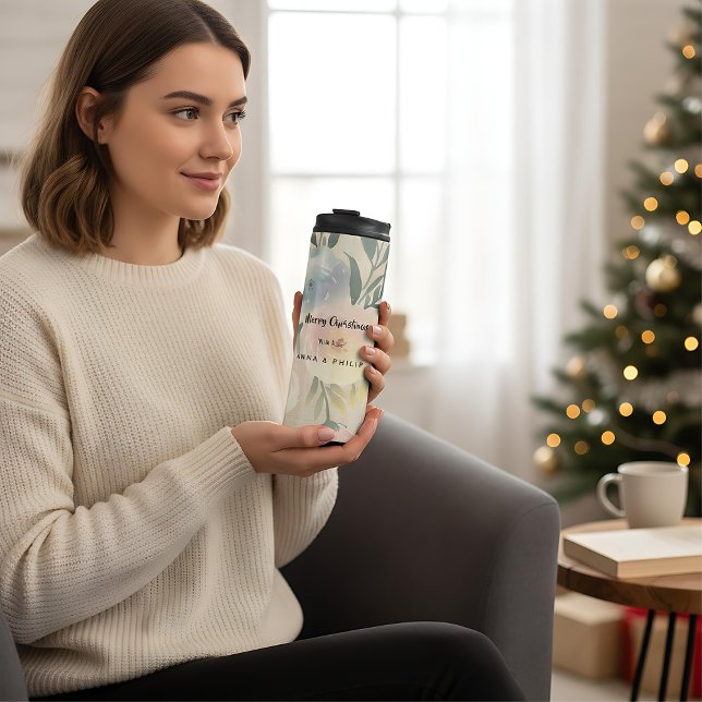 Termo Feliz Navidad  Taza Térmica Moderna (Subido por el creador)