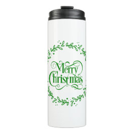 Termo Feliz Navidad verde