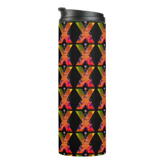 Termo Feliz Navidad "X" Tumbler térmico negro