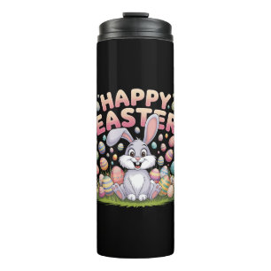Termo Feliz Pascua 2025  Huevos Conejo Conejito Lindo