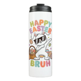 Termo Feliz Pascua Bruh Niños Niños Adolescentes Dabbing
