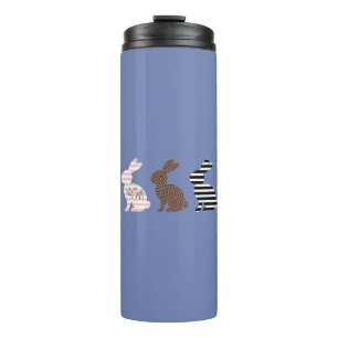 Termo Feliz Pascua Lindísimo Leopardo de Pascua Conejo