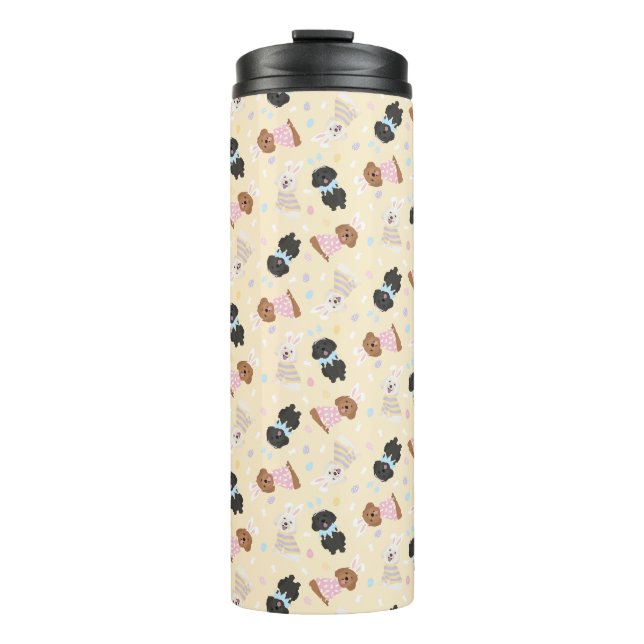 Termo Feliz Pascua Maltipoo Perros (Anverso)