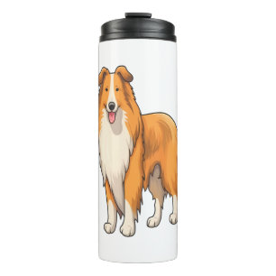 Termo Feliz Personalizado Rough Collie