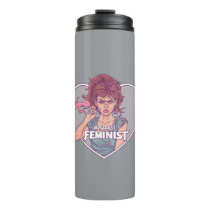 Termo FEMINISTA DE BADASS, personalizado