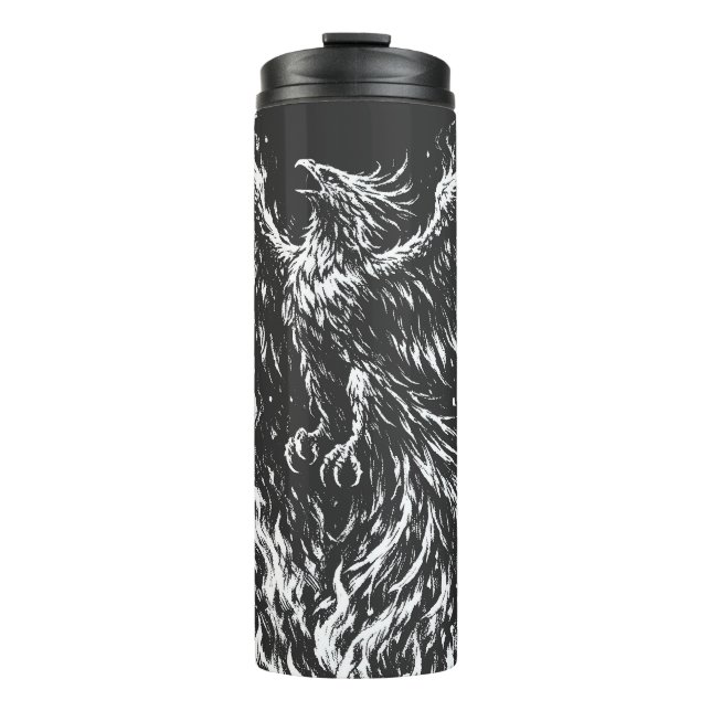 Termo Fénix que se eleva de las llamas de BurnsInHell (Anverso)