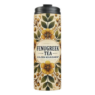 Termo Fenugreek Tea Design AI art