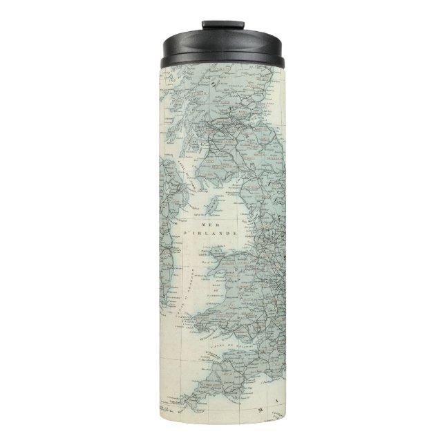 Termo Ferrocarril y canales de islas británicas (Anverso)