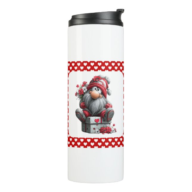Termo Festive Love Messenger Gnome (Rotado hacia la izquierda)