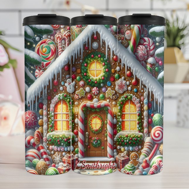 Termo Festividad de las caramelos cubiertos de la casa d (Subido por el creador)