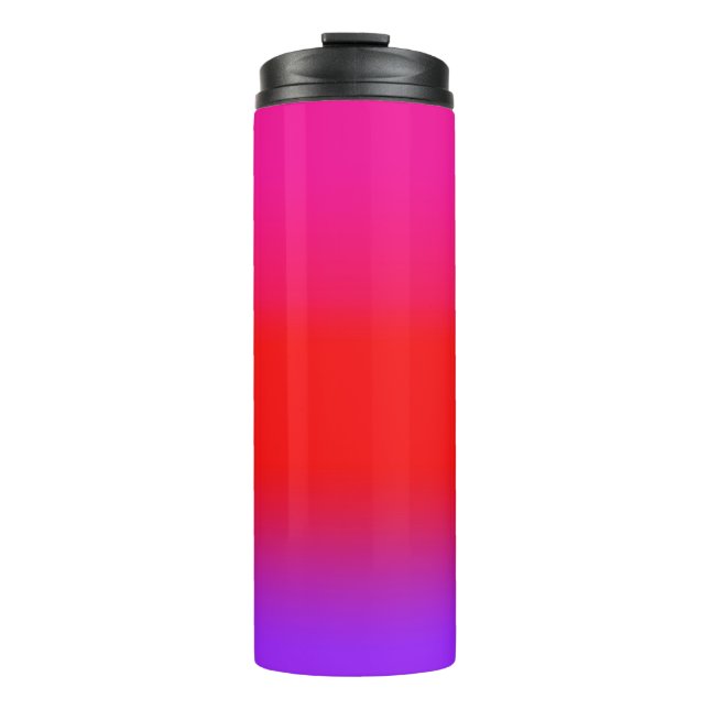 Termo Festividad Magenta Rojo Morado Ombre (Anverso)