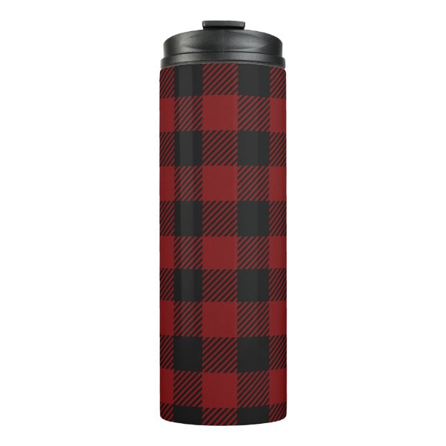 Termo Festividad Rusa Red Buffalo Plaid Lumberjack (Anverso)