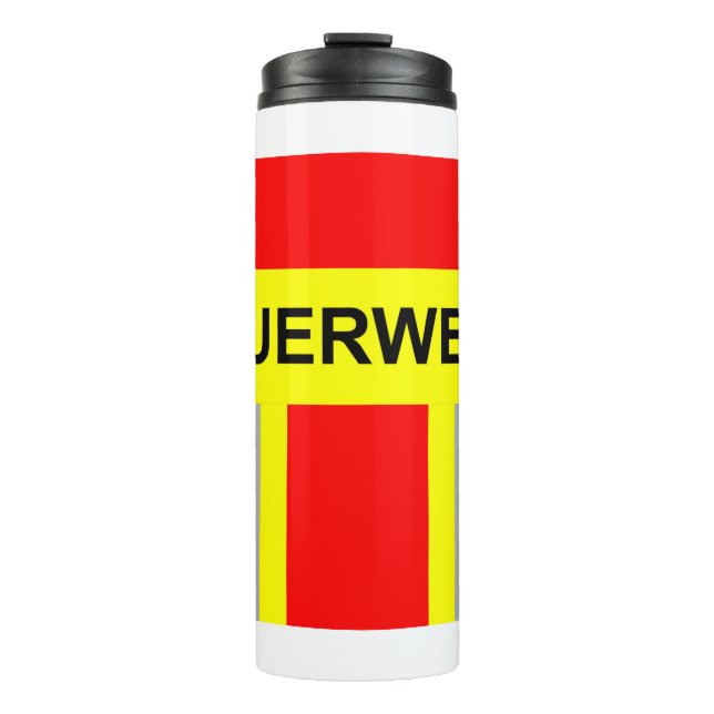 Termo Feuerwehr Symbol Uniform Rot (Anverso)