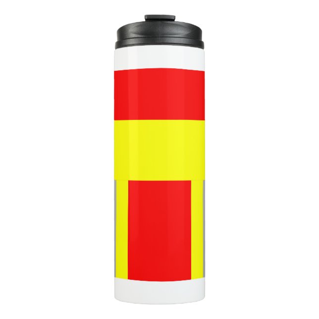 Termo Feuerwehr Symbol Uniform Rot Thermosbecher (Anverso)