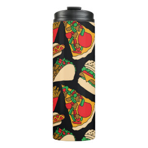 Termo Fiesta de comida rápida: aislamiento de patrones d