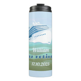 Termo Fiesta de jubilación se desplaza hacia la jubilaci