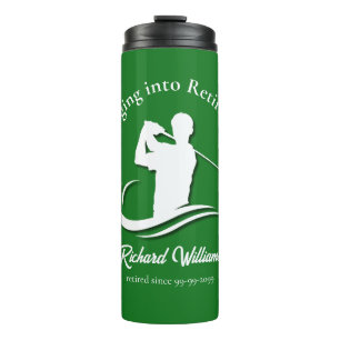 Termo Fiesta de Jugador de Golf Moderno jubilado
