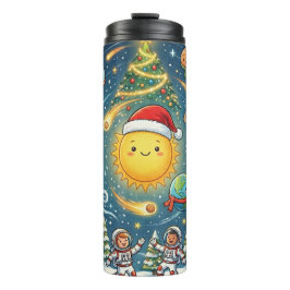 Termo Fiesta de Navidad caprichosa y divertida en el Sis