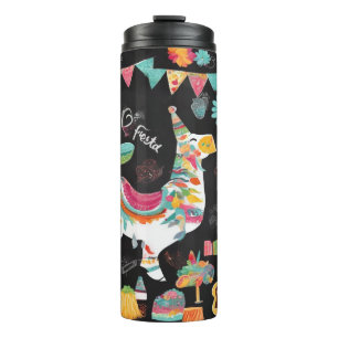Termo Fiesta Diversión Imprimir Tumbler térmico