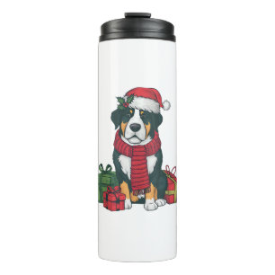 Termo Fiesta navideño decoración de perros de montaña su
