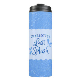 Termo Fiesta personalizada de soltero "Last Splash"