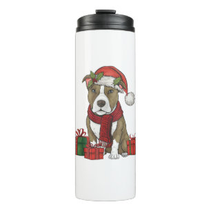 Termo Fiestas de los Navidades norteamericanos de Pitbul
