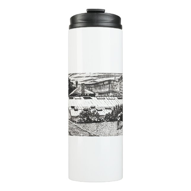 Termo Figura y edificios de Henry Lyman Sayen (Anverso)