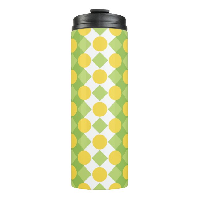 Termo Filas alegres del patrón de formas (Anverso)