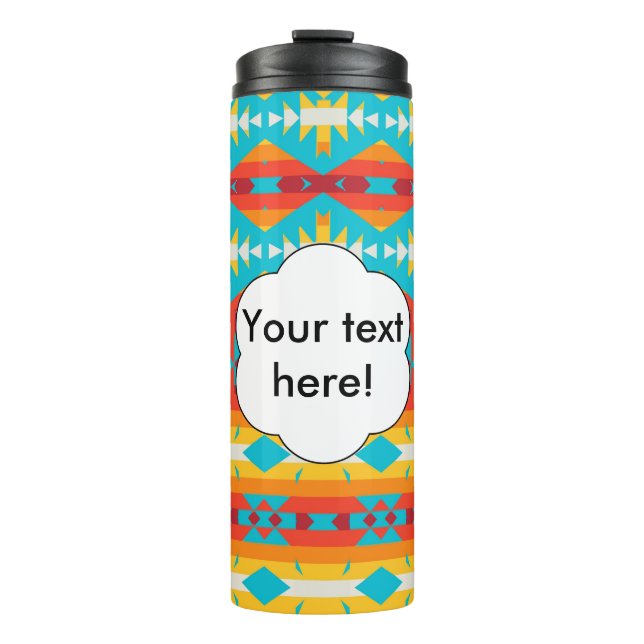 Termo Filas de formas tribales (Anverso)