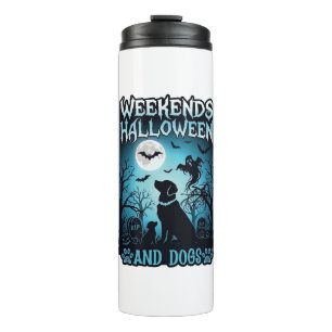 Termo Fin de semana Halloween Perros Fantasma Luna llena