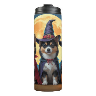 Termo Finlandés Lapphund Dogs Pumpkin Halloween Funny