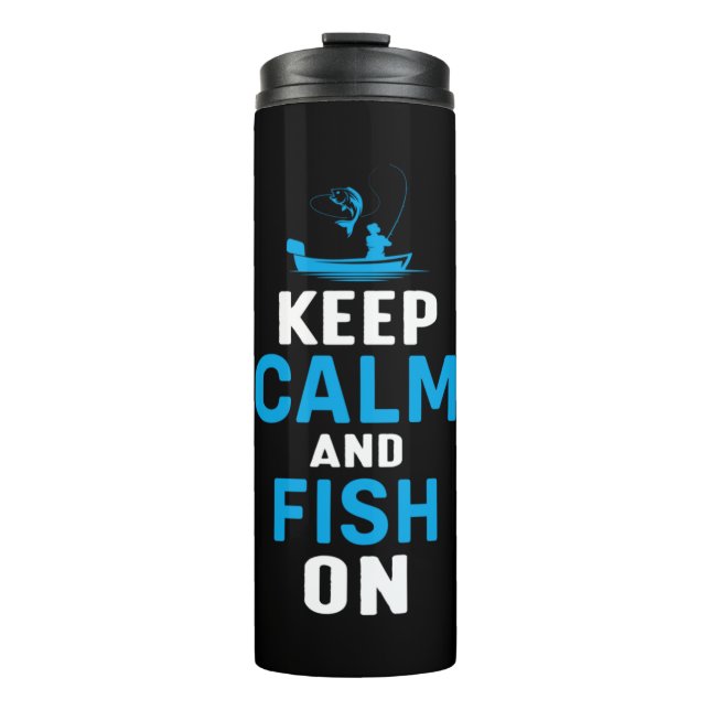 Termo Fisher Gift Keep Calm And Fish On (Anverso)