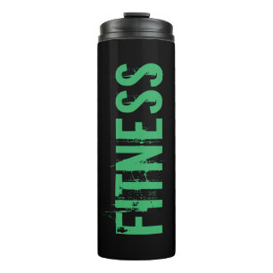 Termo Fitness Personal Trainer Bodybuilding Moderno Negr