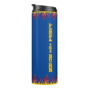 Termo Flamaciones motivacionales Guión amarillo dorado A