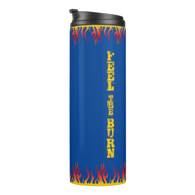 Termo Flamaciones motivacionales Guión amarillo dorado A (Rotado hacia la derecha)