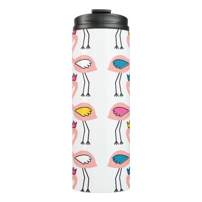 Termo Flamingo Crown: Niños de la época (Anverso)